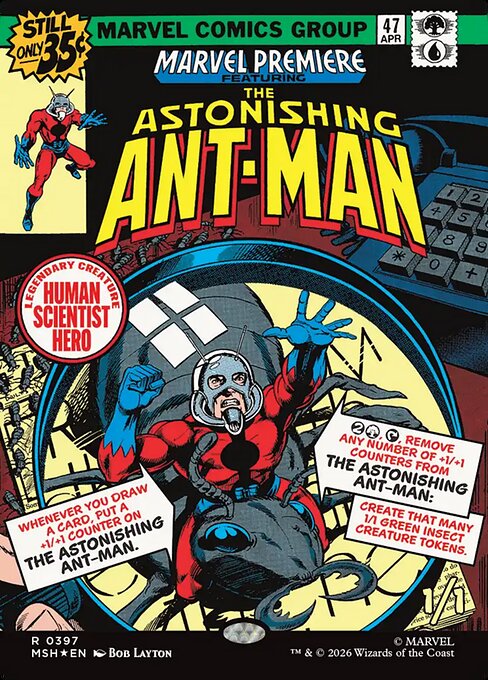 MSH: The Astonishing Ant-Man (Borderless) (Foil)