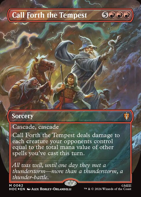 HOC: Call Forth the Tempest (Borderless) (Surge Foil)