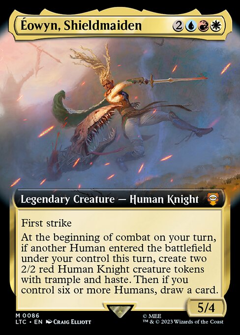 LTC: Eowyn, Shieldmaiden (Extended Art) (Foil)