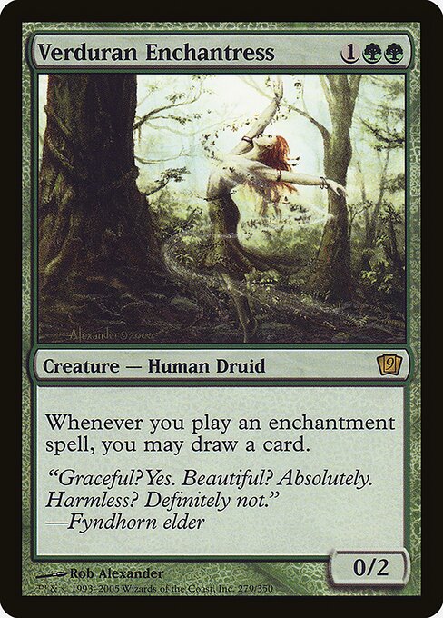 9ED: Verduran Enchantress (Foil)