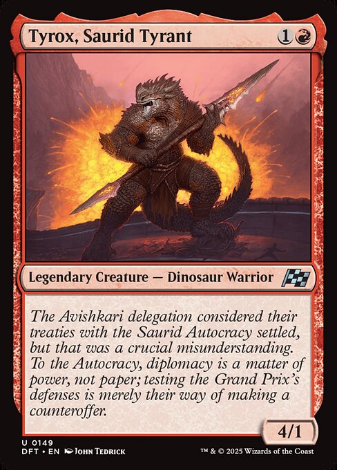 DFT: Tyrox, Saurid Tyrant (Foil)