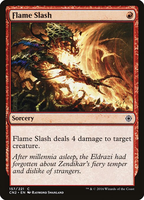 CN2: Flame Slash (Foil)
