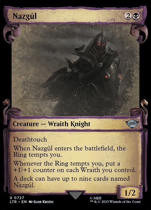LTR: Nazgul (0727) (Showcase Scrolls)