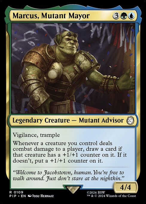 PIP: Marcus, Mutant Mayor (Foil)