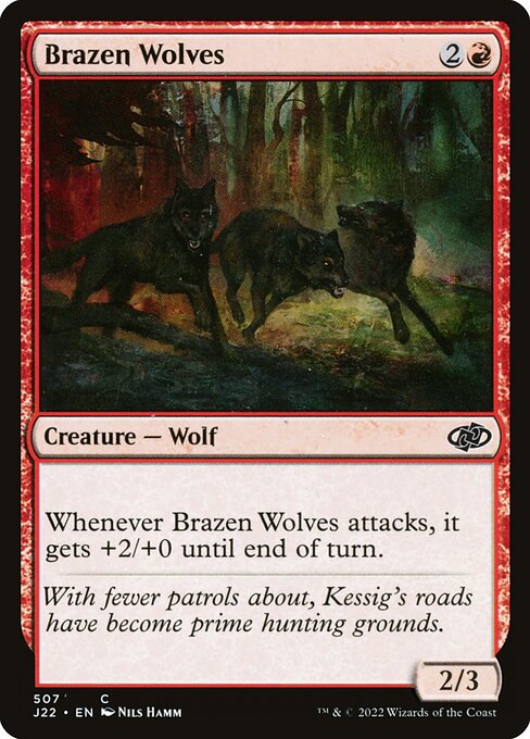 J22: Brazen Wolves