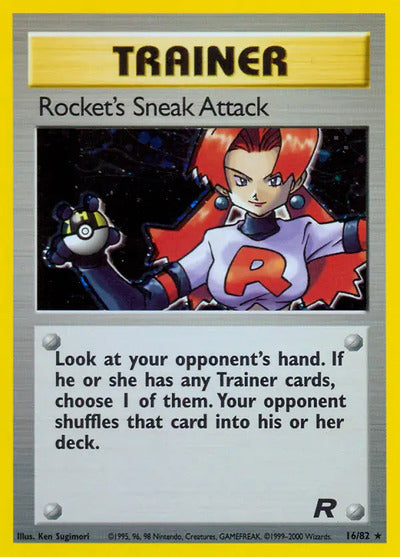 Rocket's Sneak Attack (16) 16/82 Unlimited Team Rocket