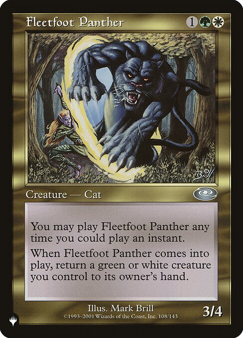 PLST: Fleetfoot Panther