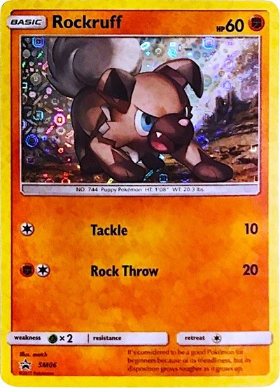 MCAP: Rockruff - SM06 (General Mills Promo) (Holofoil)