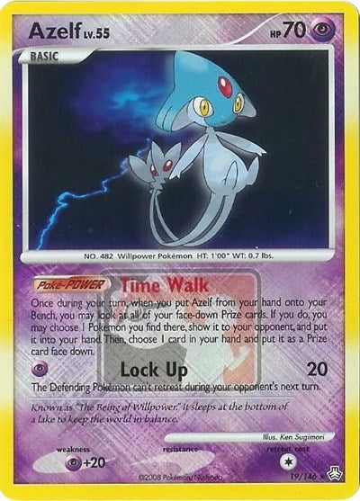 PR: Azelf - 19/146 (League Promo) (Reverse Holofoil)