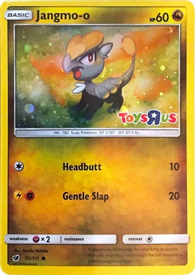 MCAP: Jangmo-o - 75/111 (Toys R Us Promo) (Holofoil)