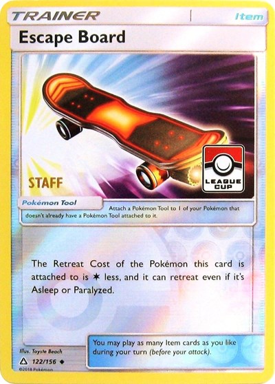 PR: Escape Board - 122/156 (League Cup) [Staff] (Reverse Holofoil)