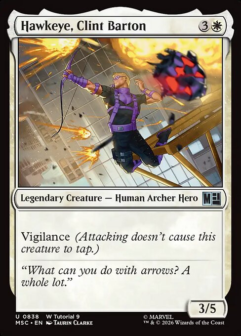 MSC: Hawkeye, Clint Barton (0838)