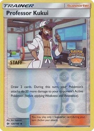 PR: Professor Kukui - 128/149 (Regional Championships) [Staff] (Reverse Holofoil)