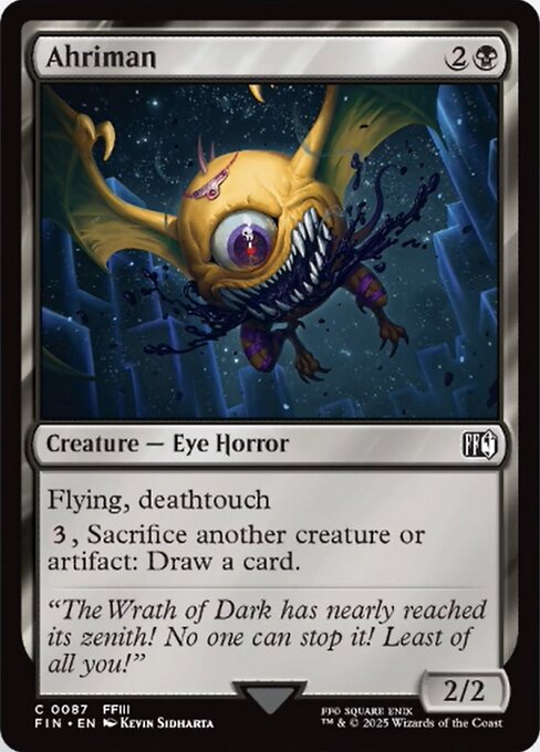FIN: Ahriman