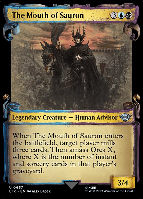 LTR: The Mouth of Sauron (Showcase Scrolls) (Foil)