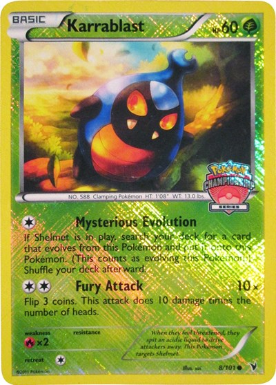 PR: Karrablast - 8/101 (Championship Series) (Reverse Holofoil)