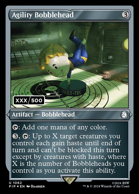 PIP: Agility Bobblehead (Serial Numbered) (Foil)