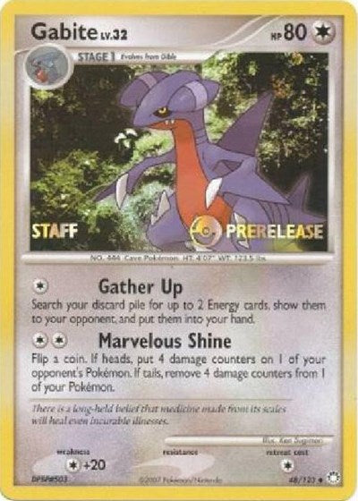 PR: Gabite - 48/123 (Prerelease) [Staff]