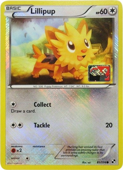 PR: Lillipup - 81/114 (League Promo) (Reverse Holofoil)