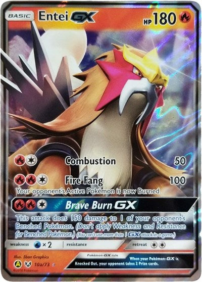 PR: Entei GX - 10a/73 (Holofoil)