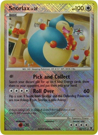 PR: Snorlax - 33/111 (League Promo) (Reverse Holofoil)