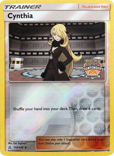 PR: Cynthia - 119/156 (Regional Championships) (Reverse Holofoil)
