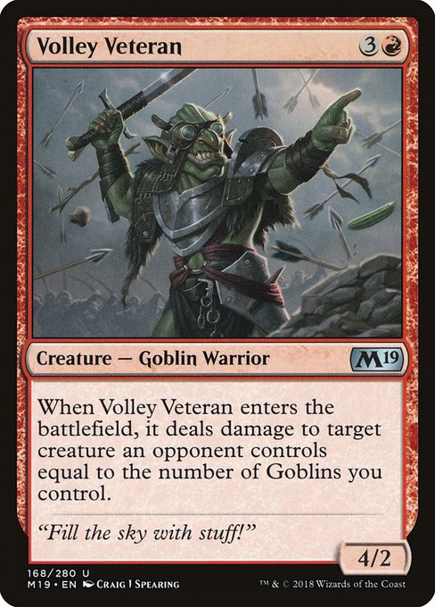 M19: Volley Veteran (Foil)