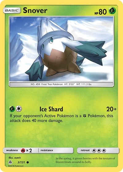 SM06: Snover (Reverse Holofoil)