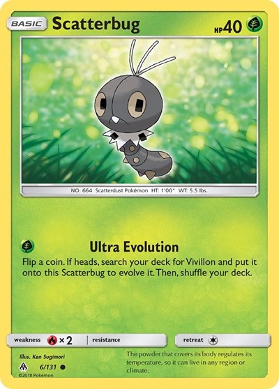 SM06: Scatterbug (6) (Reverse Holofoil)