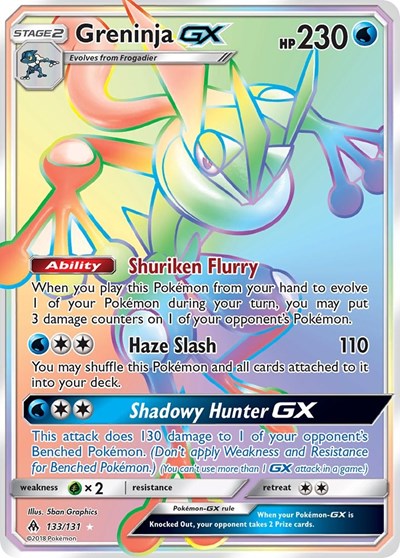 SM06: Greninja GX (Secret) (Holofoil)