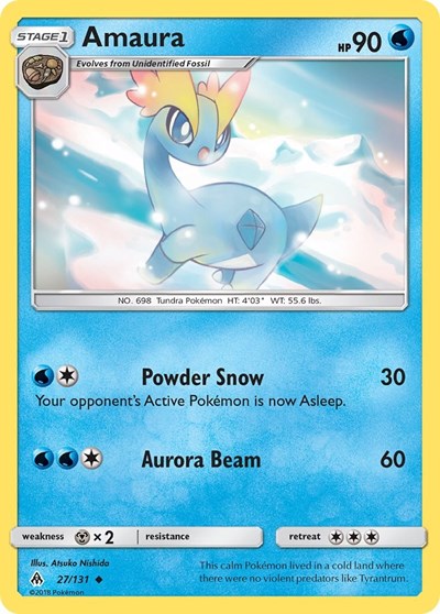 SM06: Amaura (Reverse Holofoil)