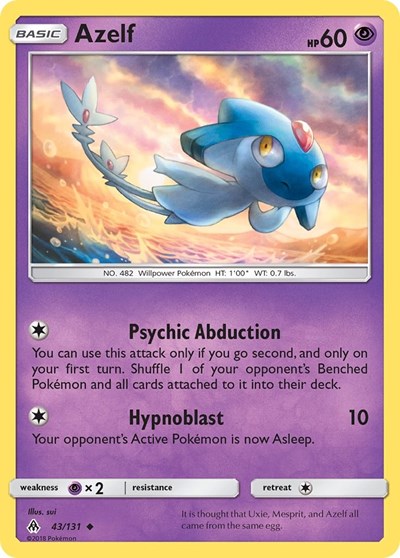 SM06: Azelf (Reverse Holofoil)