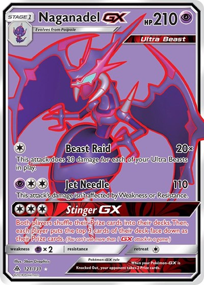 SM06: Naganadel GX (Full Art) (Holofoil)