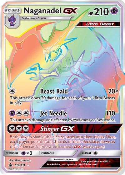 SM06: Naganadel GX (Secret) (Holofoil)