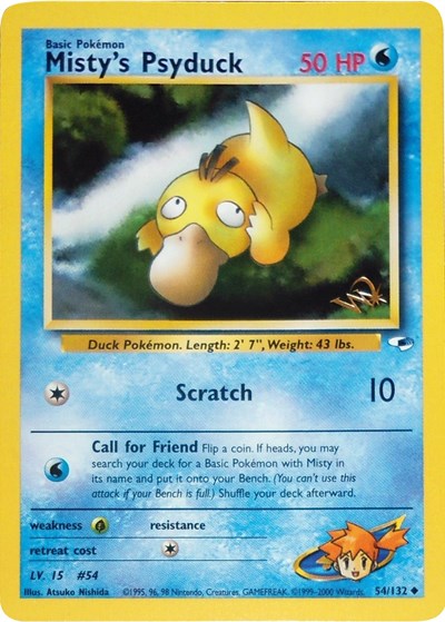 PR: Misty's Psyduck [W Stamped]