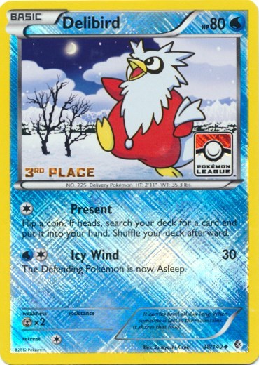 PR: Delibird - 38/149 (Pokemon League) [3rd Place] (Reverse Holofoil)