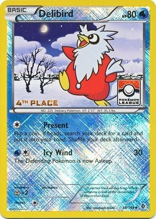 PR: Delibird - 38/149 (Pokemon League) [4th Place] (Reverse Holofoil)