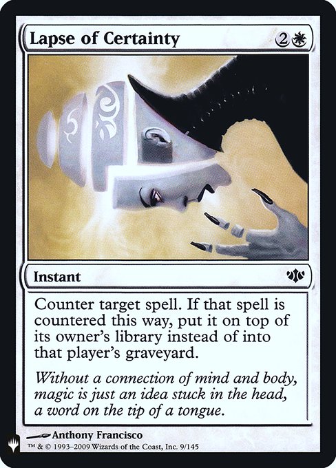 PLST: Lapse of Certainty (Foil)