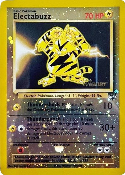 PR: Electabuzz - 1 [Winner] (Reverse Holofoil)