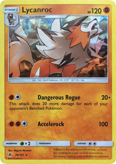 PR: Lycanroc - 76/131 (SM Forbidden Light) (Holofoil)