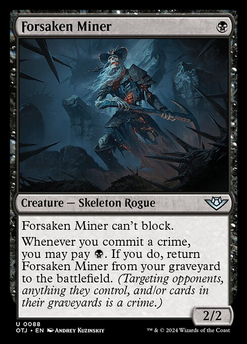 OTJ: Forsaken Miner (Foil)