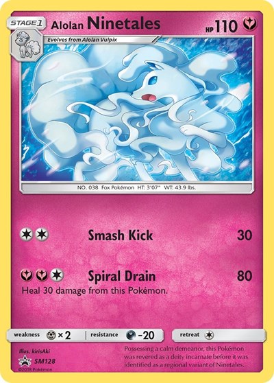 SMP: Alolan Ninetales - SM128 (Holofoil)