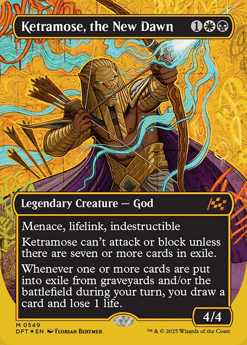 DFT: Ketramose, the New Dawn (Borderless) (First-Place Foil)