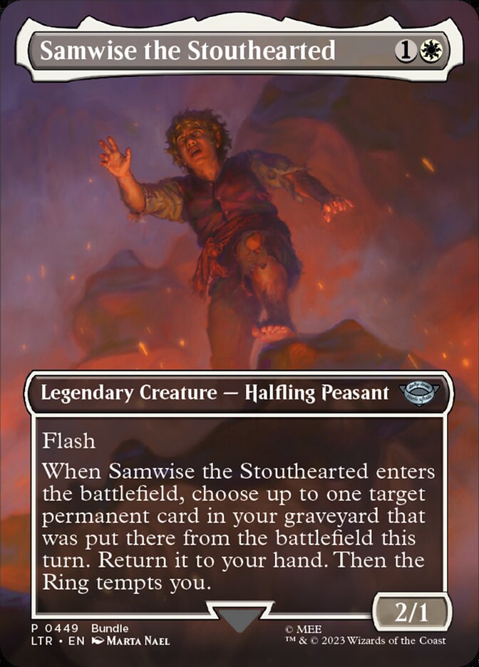 Samwise the Stouthearted (Borderless) [Foil] :: LTR