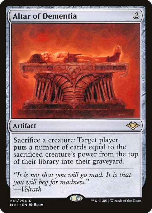 MH1: Altar of Dementia