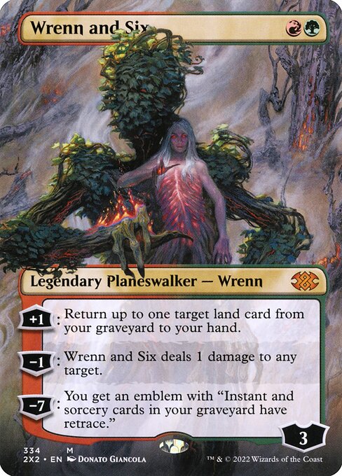 2X2: Wrenn and Six (Borderless) (Foil)