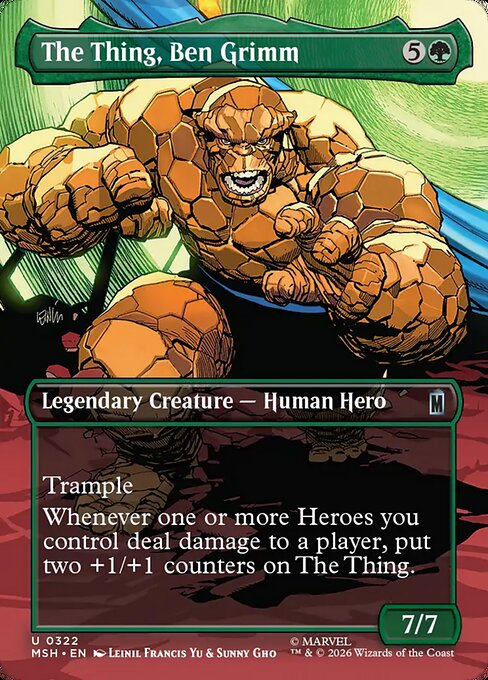 MSH: The Thing, Ben Grimm (Borderless)