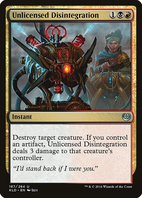 KLD: Unlicensed Disintegration