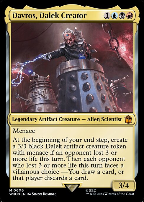 WHO: Davros, Dalek Creator (Surge Foil)