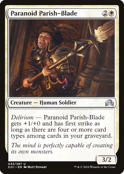 SOI: Paranoid Parish-Blade